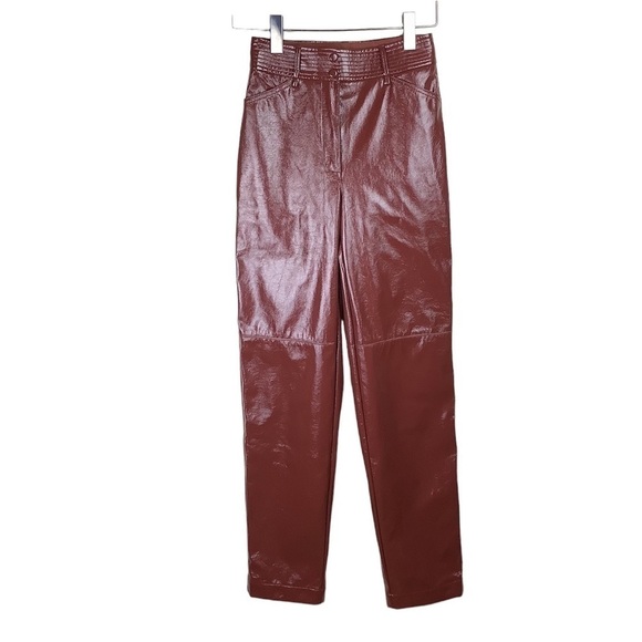 WILFRED ARITZIA FUNK VEGAN LEATHER PANTS - Picture 3 of 9